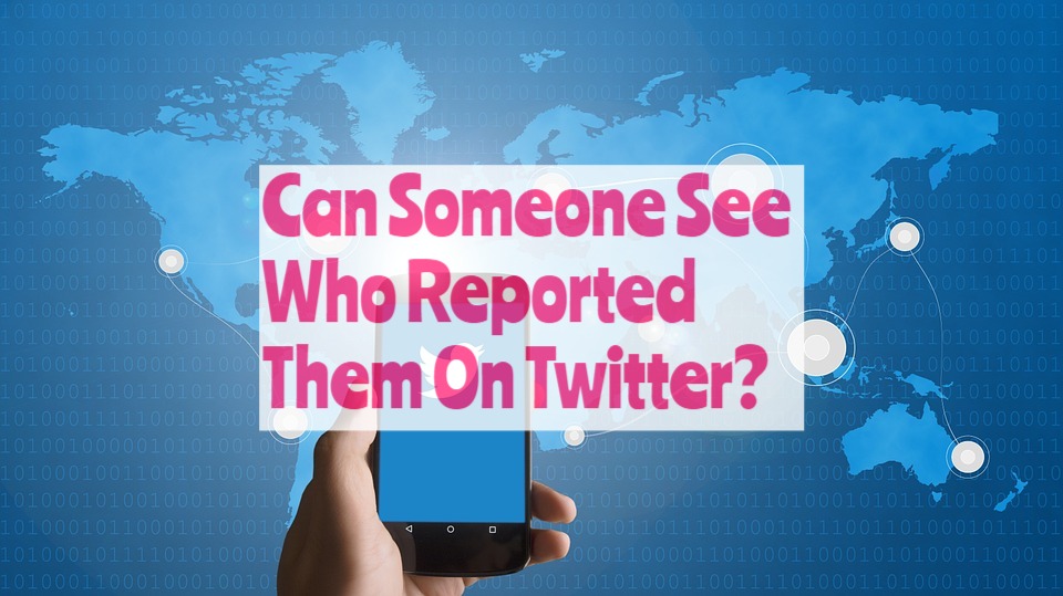 can someone see who reported them on twitter