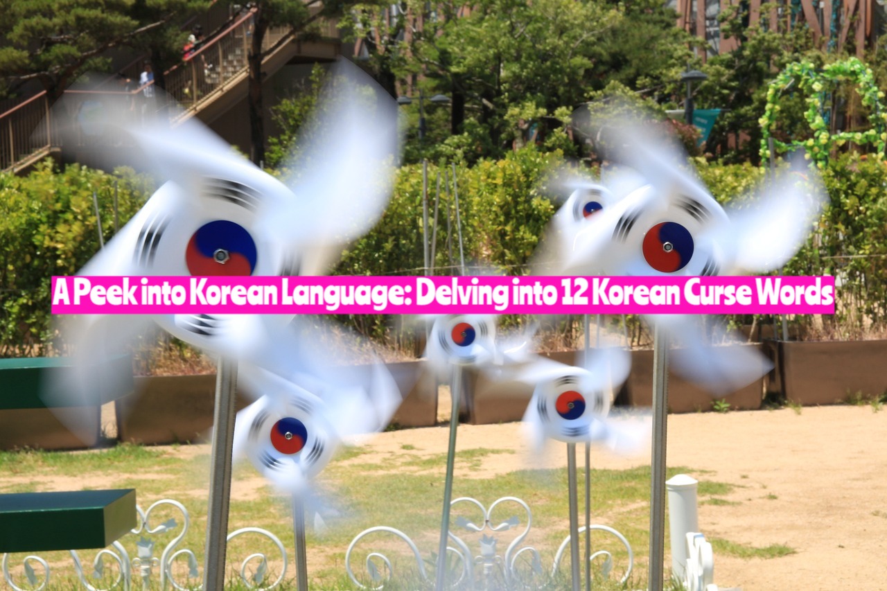 Korean Curse Words